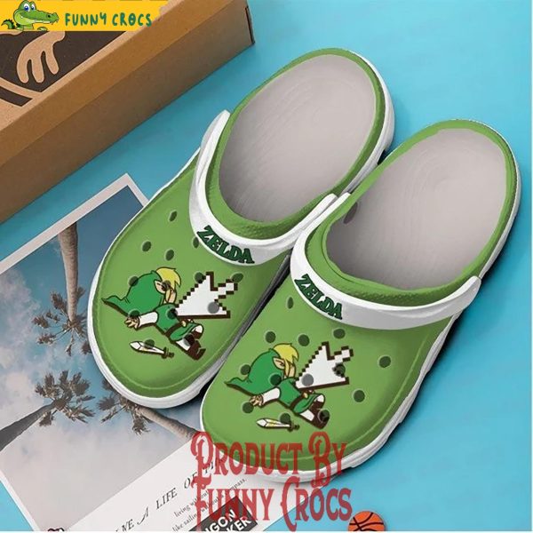 Zelda Pixel Crocs