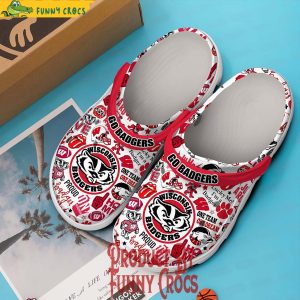 footwearmerch wisconsin badgers ncaa sport crocs crocband clogs shoes comfortable for men women and kids ebpna 7 11zon