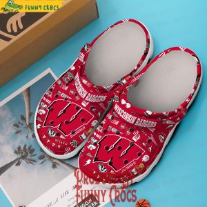 footwearmerch wisconsin badgers ncaa sport crocs crocband clogs shoes comfortable for men women and kids r3x1z 13 11zon