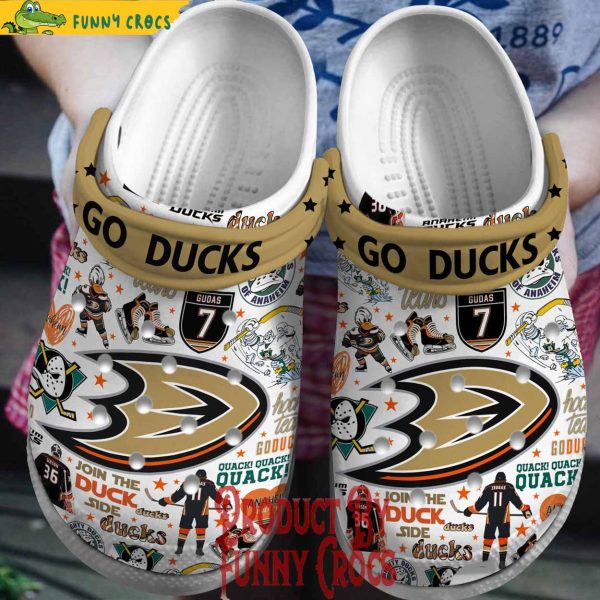 Anaheim John The Go Ducks Side Crocs Shoes