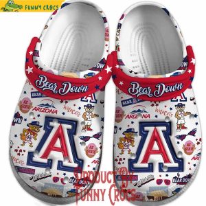 Arizona Bear Down Wildcats Crocs Shoes