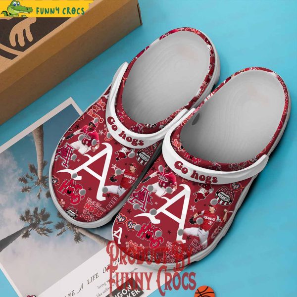 Arkansas Razorbacks Baseball Crocs Shoes