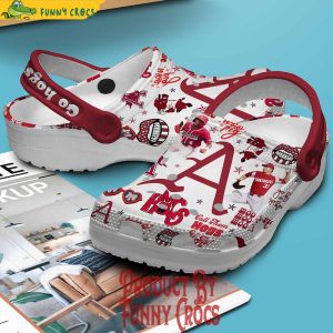 Arkansas Razorbacks Go Hogs Baseball Crocs Slippers 3