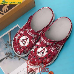 Arkansas Razorbacks Woo Pig Sooie Crocs Shoes 3