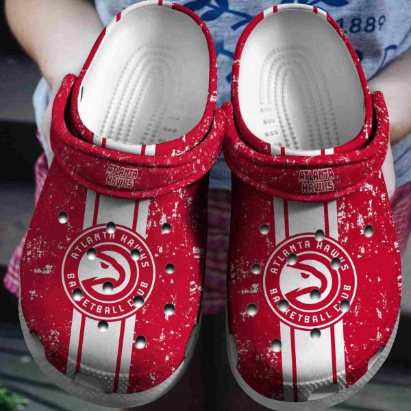 Atlanta Hawks Basketball Club Crocs Clog Shoes