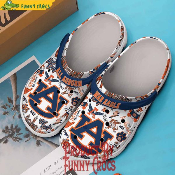 Auburn Tigers War Eagle Crocs Shoes