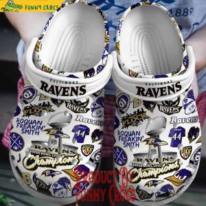 Baltimore Ravens Super Bowl Champions Crocs 1