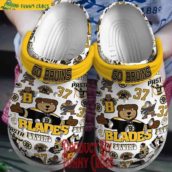 Boston Bruins Blades NHL Crocs Shoes