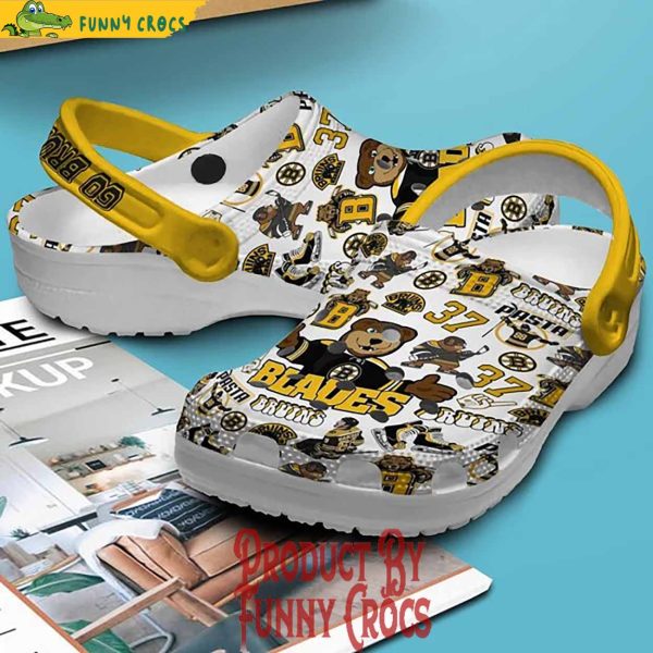 Boston Bruins Blades NHL Crocs Shoes