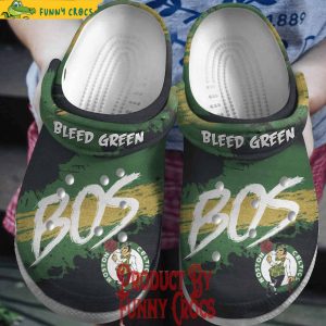 Boston Celtics Bleed Green Crocs For Adults 1