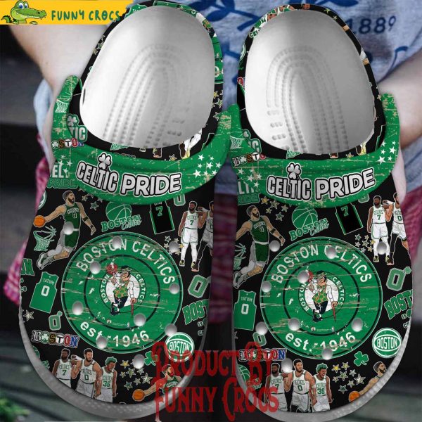 Boston Celtics Pride Est 1946 Basketball Crocs