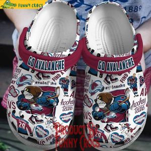 Colorado Avalanche Find A Way Crocs Shoes