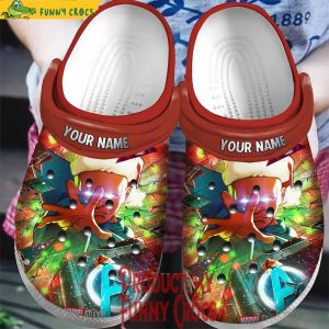 Custom Marvel Studios What if Season 2 Christmas Crocs Comics