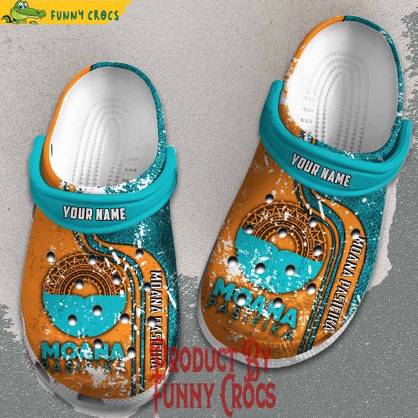 Custom Super Rugby Moana Pasifika Crocs