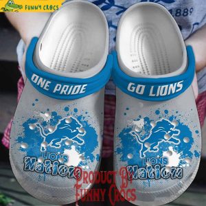 Detroit Lions One Pride Nation Crocs 1