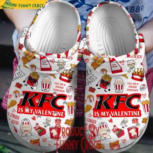 KFC Is My Valentines Crocs Shoes 1