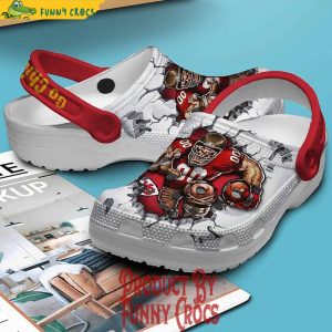 Kansas City Chiefs Go Chiefs Breaking Wall NFL Crocs 4