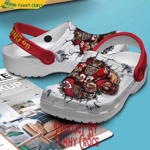 Kansas City Chiefs Go Chiefs Breaking Wall NFL Crocs