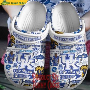 Kentucky Wildcats Football Crocs Shoes