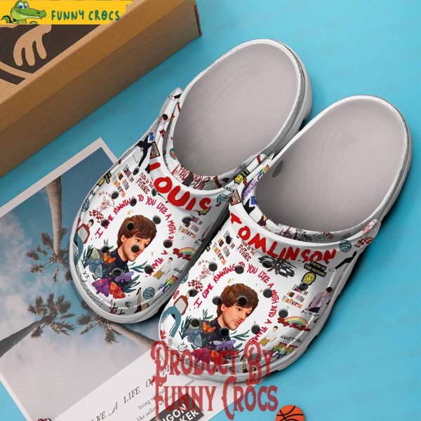 Louis Tomlinson Faith In The Future Pattern Crocs