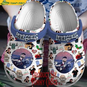 Luke Combs Merry Christmas Crocs Clog 1