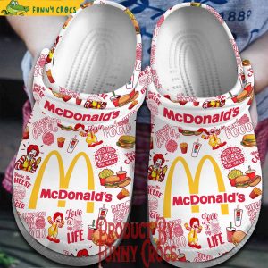 Mcdonalds Fresh From Burgers Crocs Shoes 1