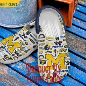 Michigan Wolverines Go Blue Crocs For Adults