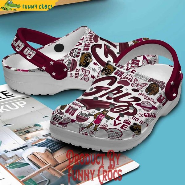 Montana Grizzlies NCAA Basketball Crocs Shoes