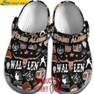 Morgan Wallen Stand Alone Black Crocs