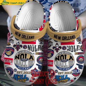 New Orleans Pelicans Basketball Crocs Shoes 1