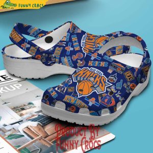 New York Knicks NBA Blue Crocs For Adults