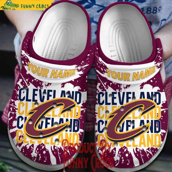 Personalized Cleveland Cavaliers NBA Crocs Slippers