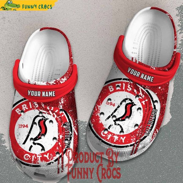 Personalized EFL Championship Bristol City Crocs