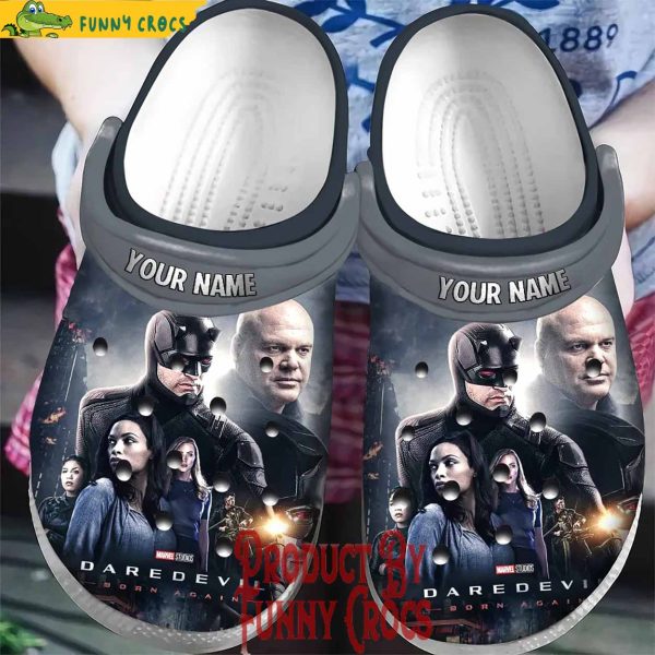 Personalized Marvel Studios Daredevil Born Again Crocs Slippers