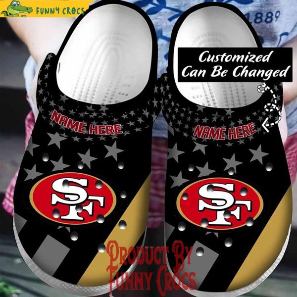 Personalized San Francisco 49ers American Logo Crocs Clog