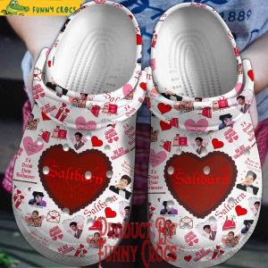 Saltburn Jacob Elordi Be My Valentines Crocs 1