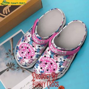 Starbucks Stitch Love Angel Happy Valentines Crocs 2