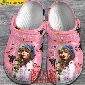 Stevie Nicks Kind Of Woman Pink Crocs 2