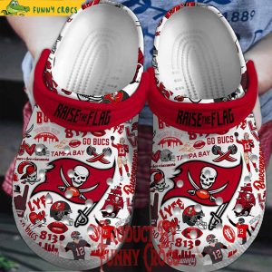 Tampa Bay Buccaneers Raise The Flag Crocs Shoes 1