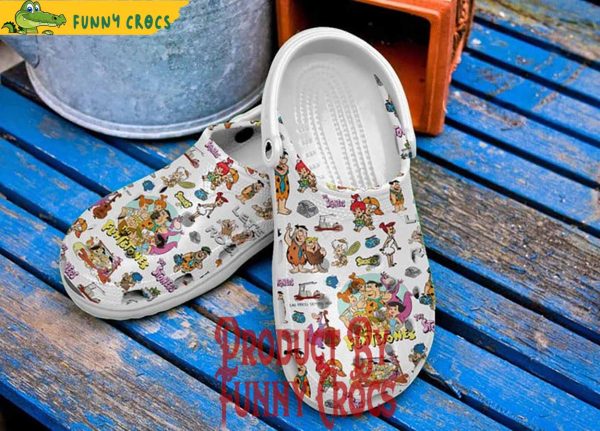 The Flintstones Pattern Crocs For Adults