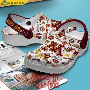 University Of Minnesota Go Gophers Basketball Crocs Shoes 2