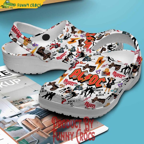 ACDC Highway To Hell Crocs Shoes