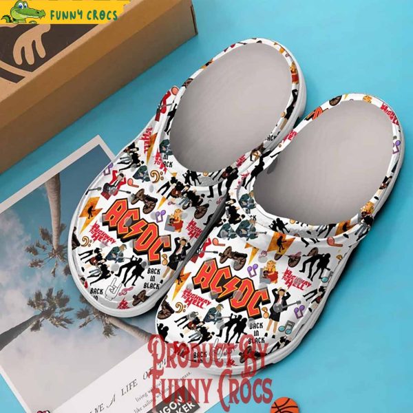 ACDC Highway To Hell Crocs Shoes