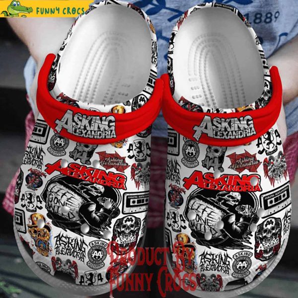 Asking Alexandria Band Crocs Shoes