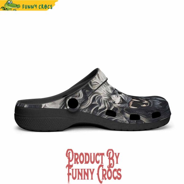 Colorful Creepy Lion Carving Crocs Shoes