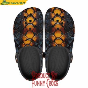 Colorful Dragon Scales Crocs Shoes