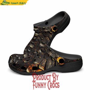 Colorful Dragon Skin Pattern Crocs Shoes 2