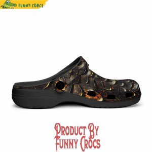 Colorful Dragon Skin Pattern Crocs Shoes 3