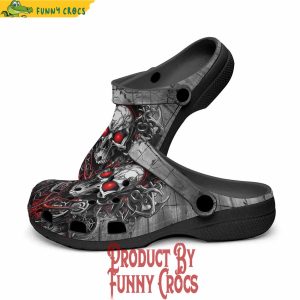 Colorful Fantasy Skull Mechanical Gears Crocs Shoes