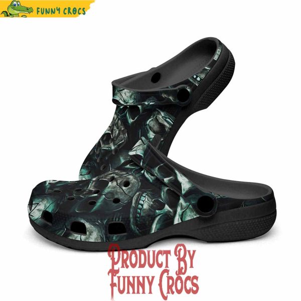 Colorful Fantasy Skulls Crocs Shoes